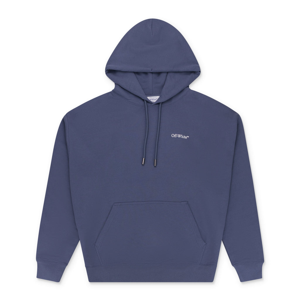 Blue Indigo Tape Arrow Hoodie