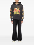 SAINT MXXXXXX graphic-print cotton hoodie